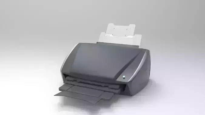 printer paper 3D model