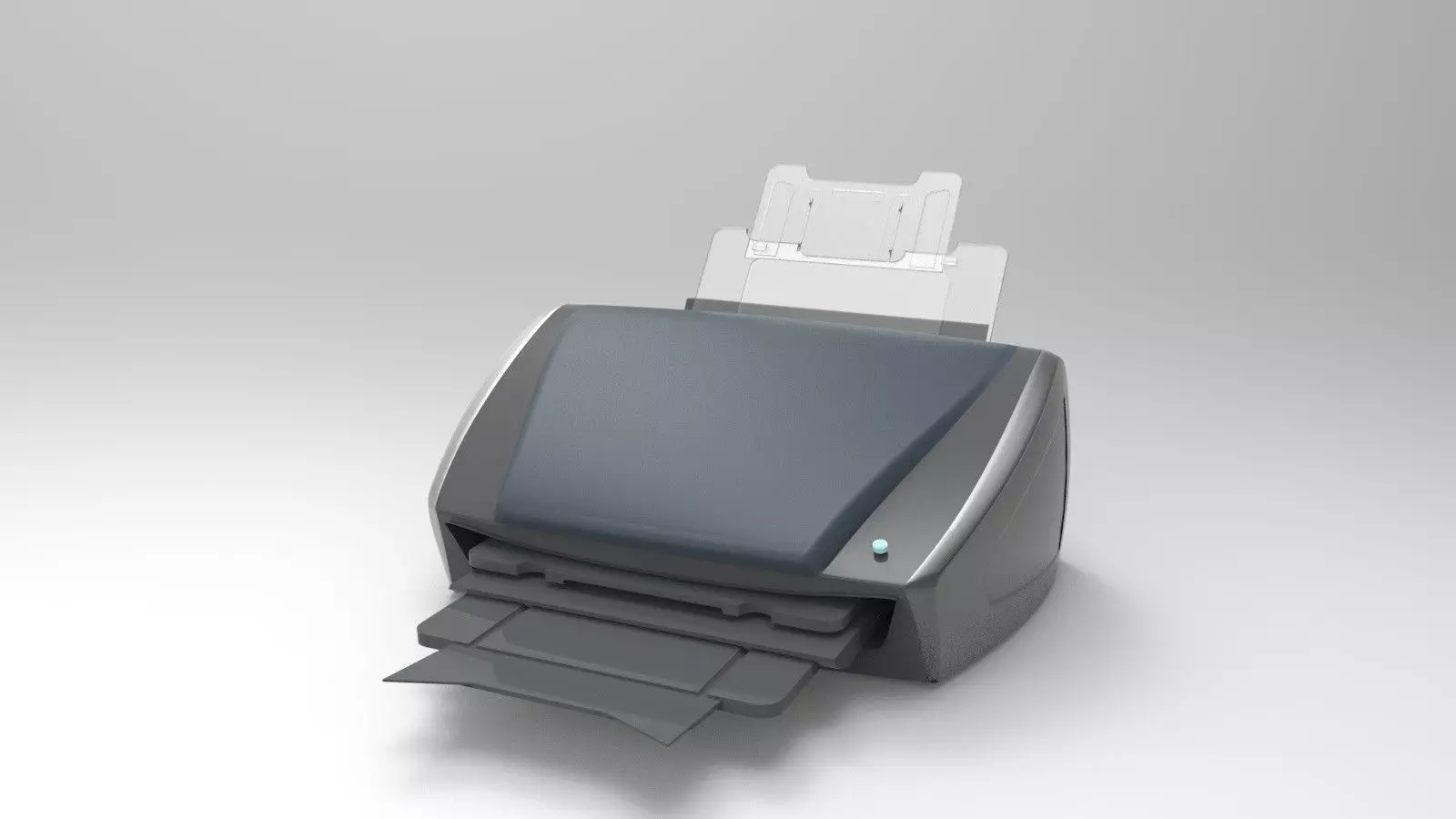 printer paper 3D model_0