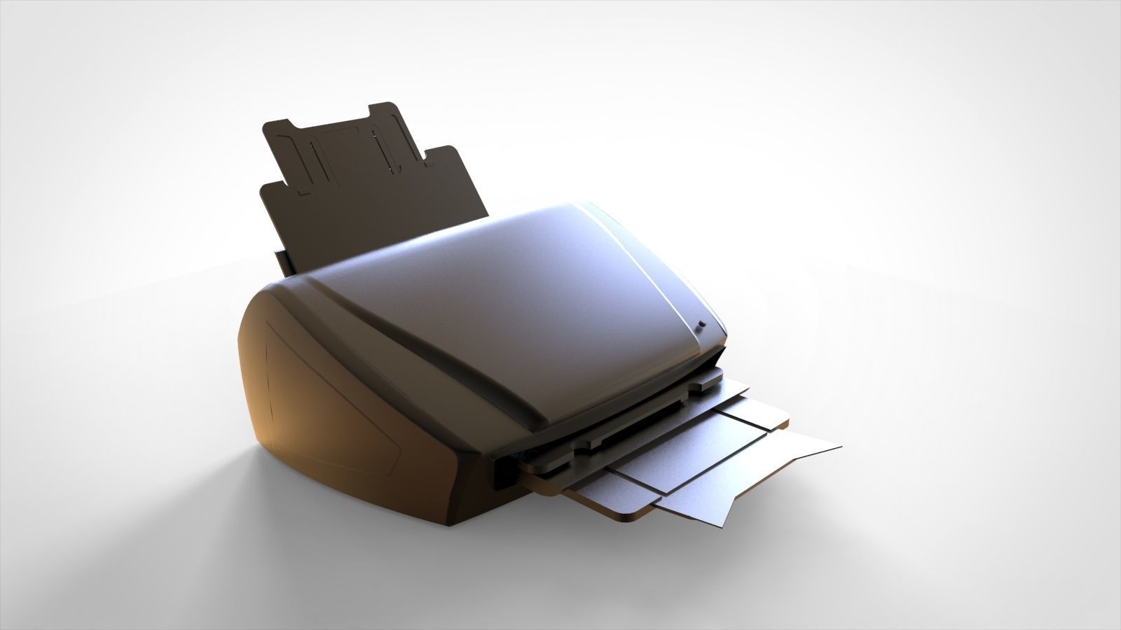 printer paper 3D model_7