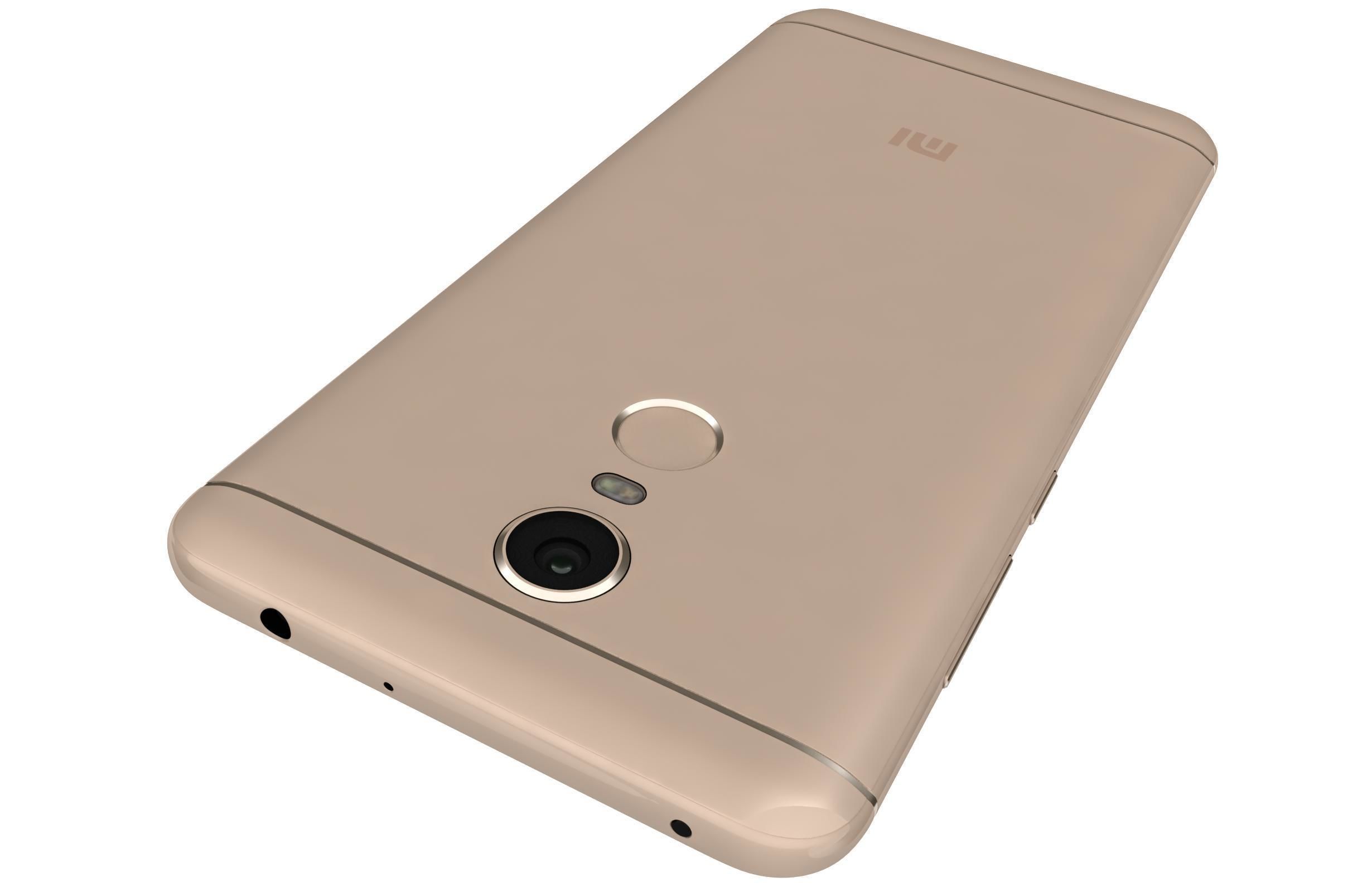 Xiaomi Redmi Note 5 Plus Gold 3D model_8