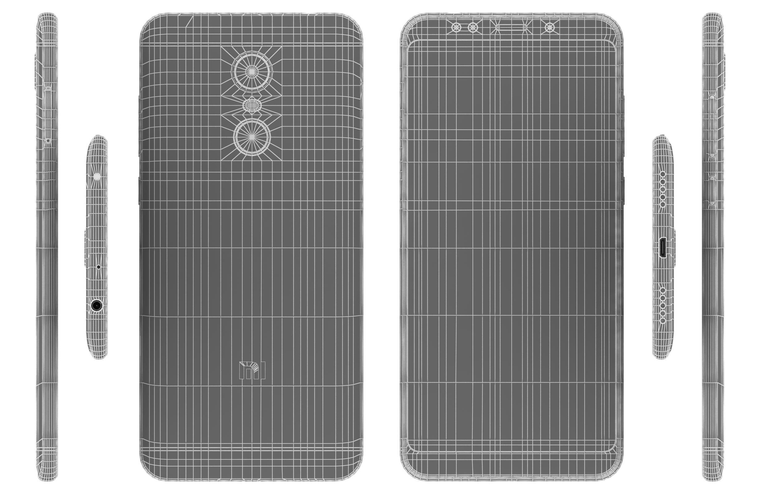 Xiaomi Redmi Note 5 Plus Gold 3D model_10