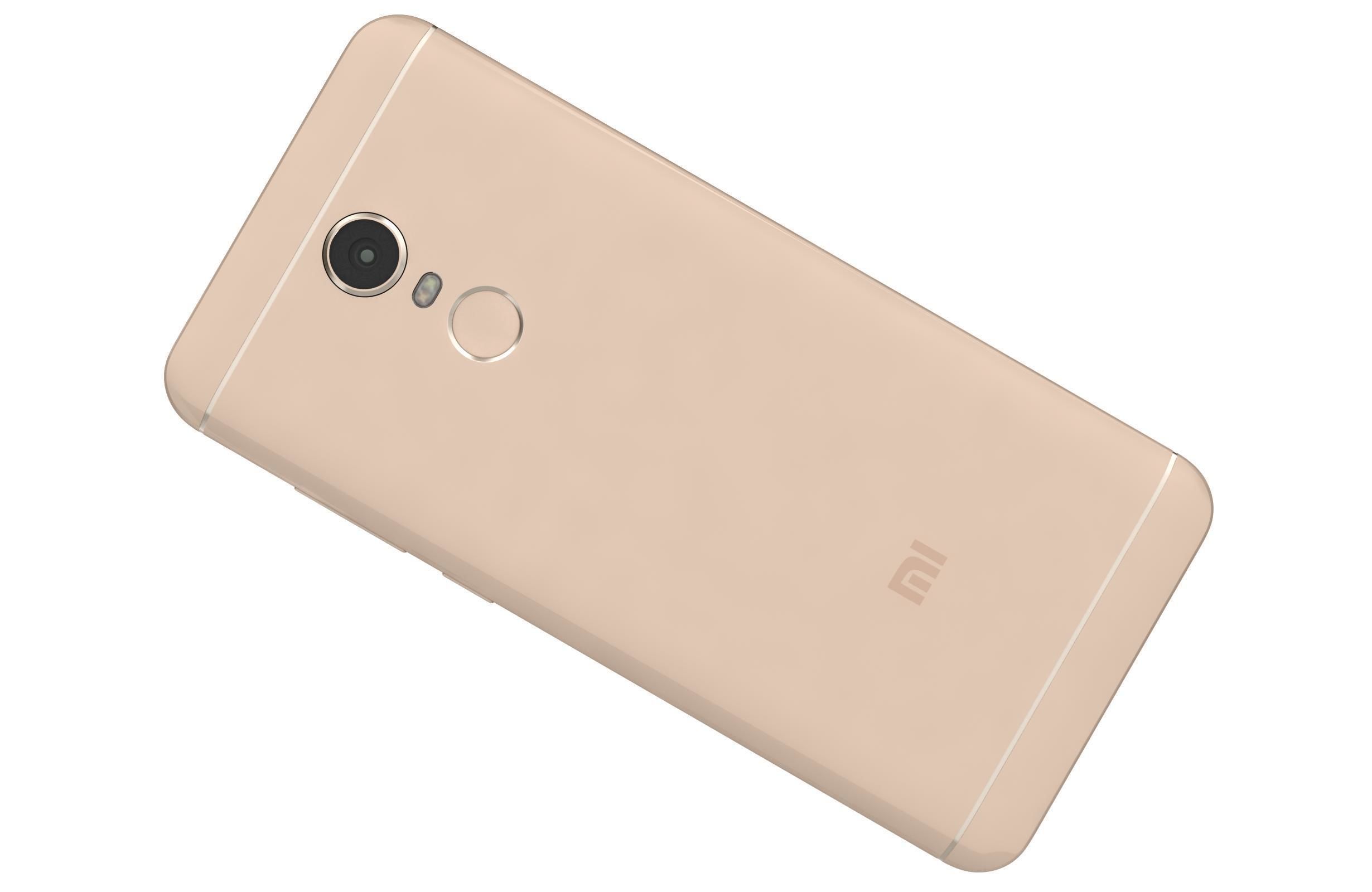 Xiaomi Redmi Note 5 Plus Gold 3D model_5