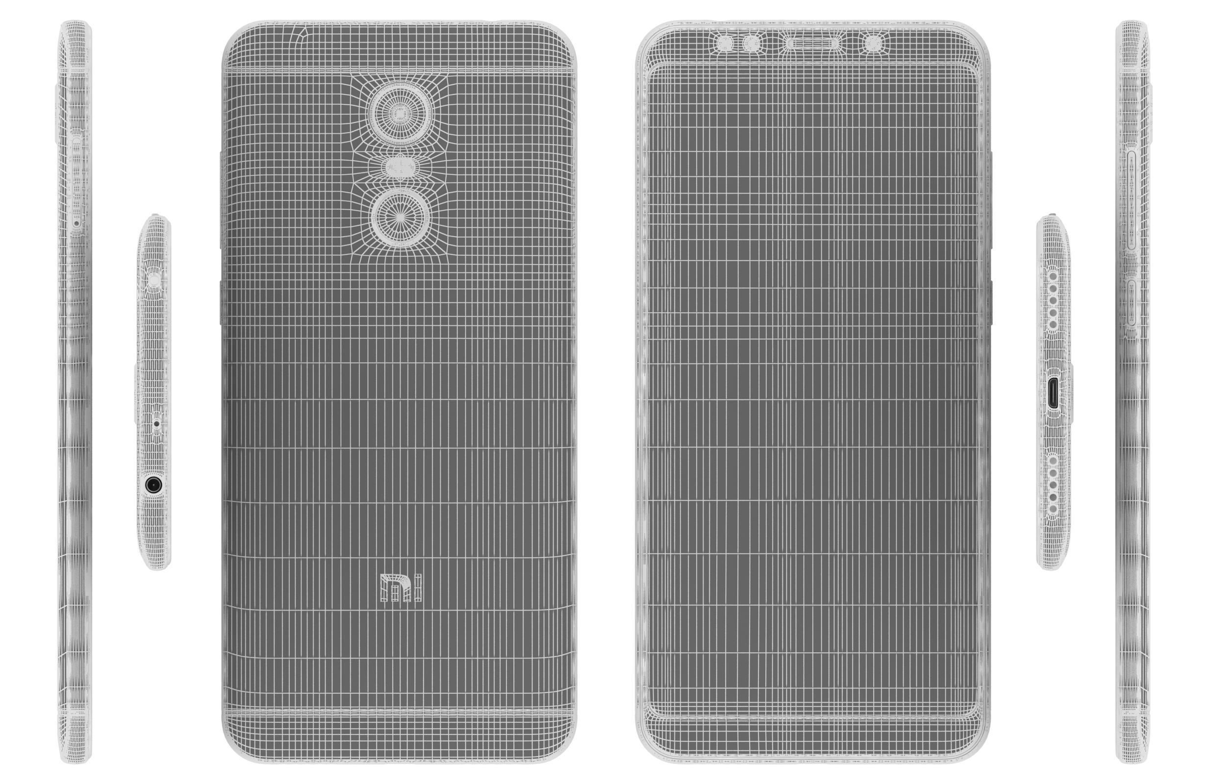 Xiaomi Redmi Note 5 Plus Gold 3D model_11