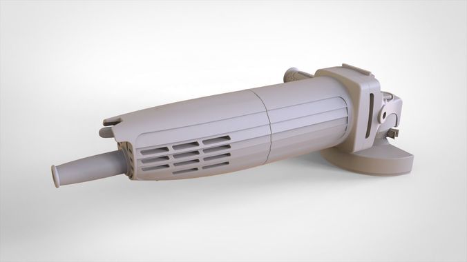 Angle Grinder 3D model 3D model