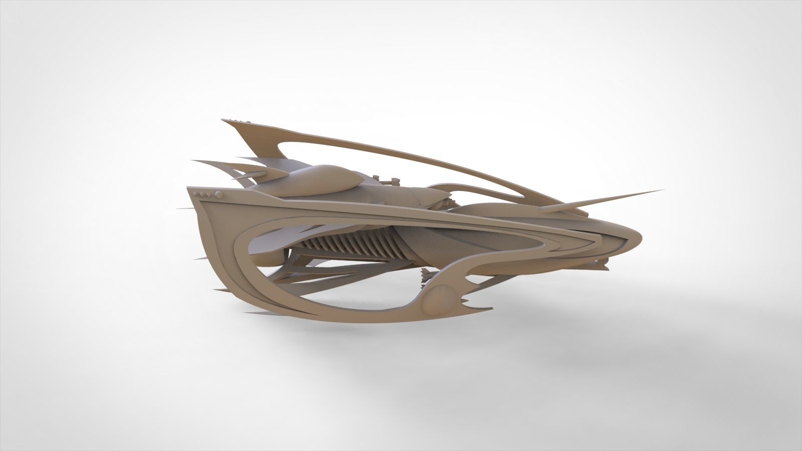 The future spacecraft 3D model_13