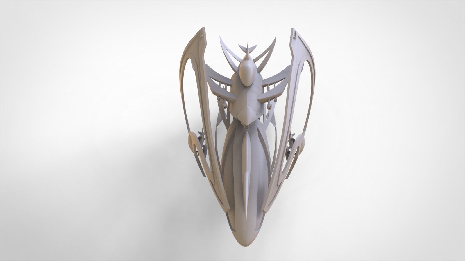 The future spacecraft 3D model_12