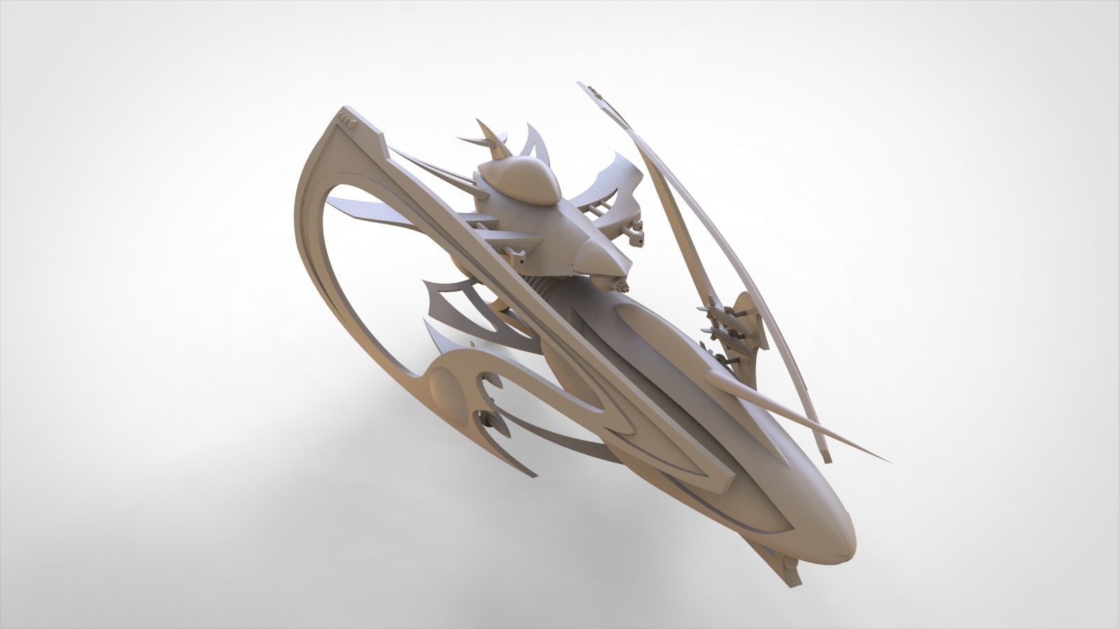 The future spacecraft 3D model_10