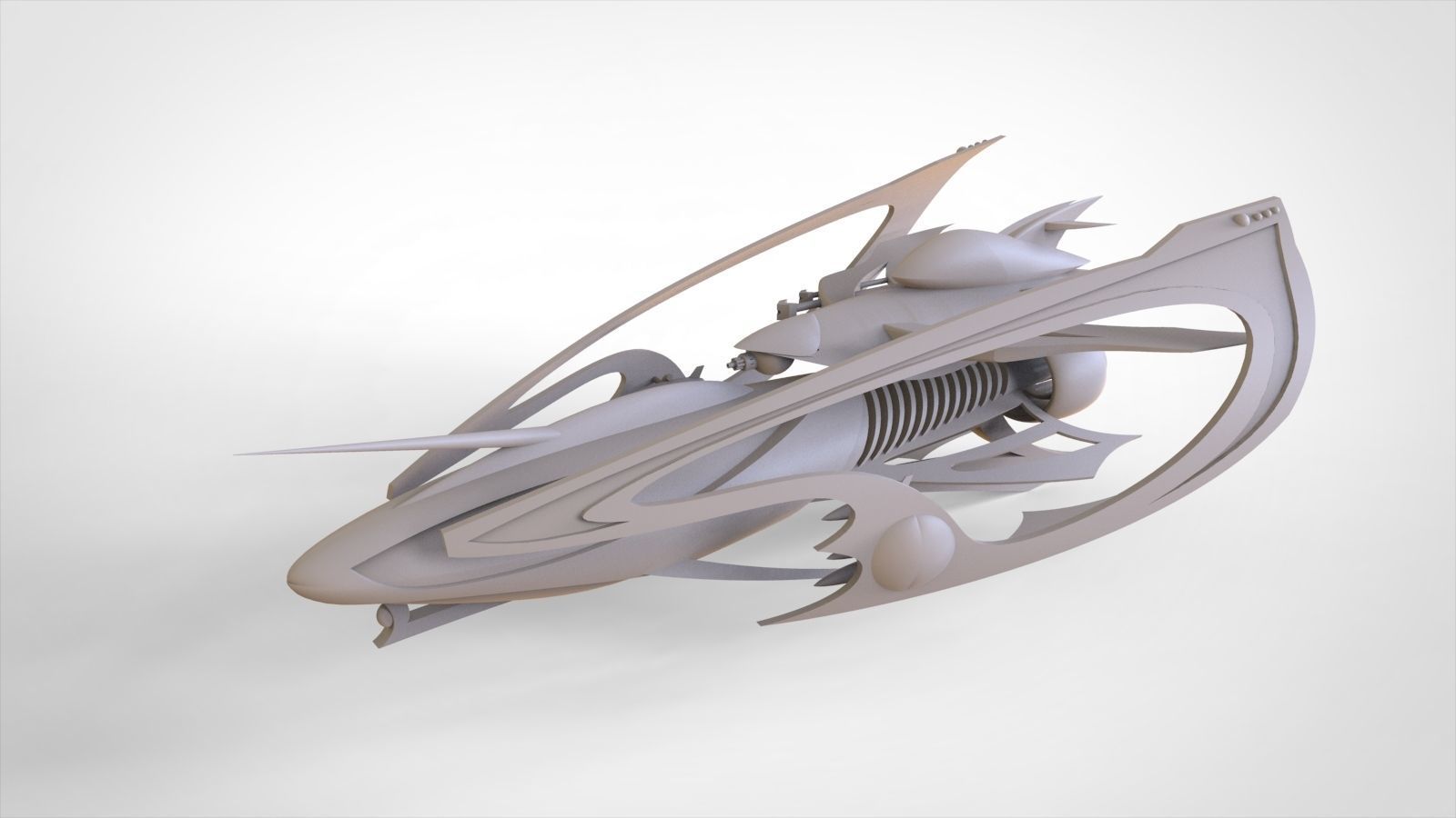 The future spacecraft 3D model_6
