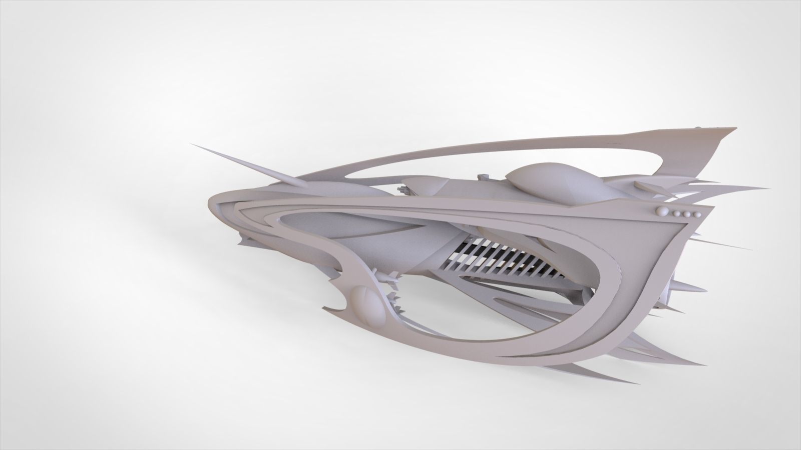 The future spacecraft 3D model_7