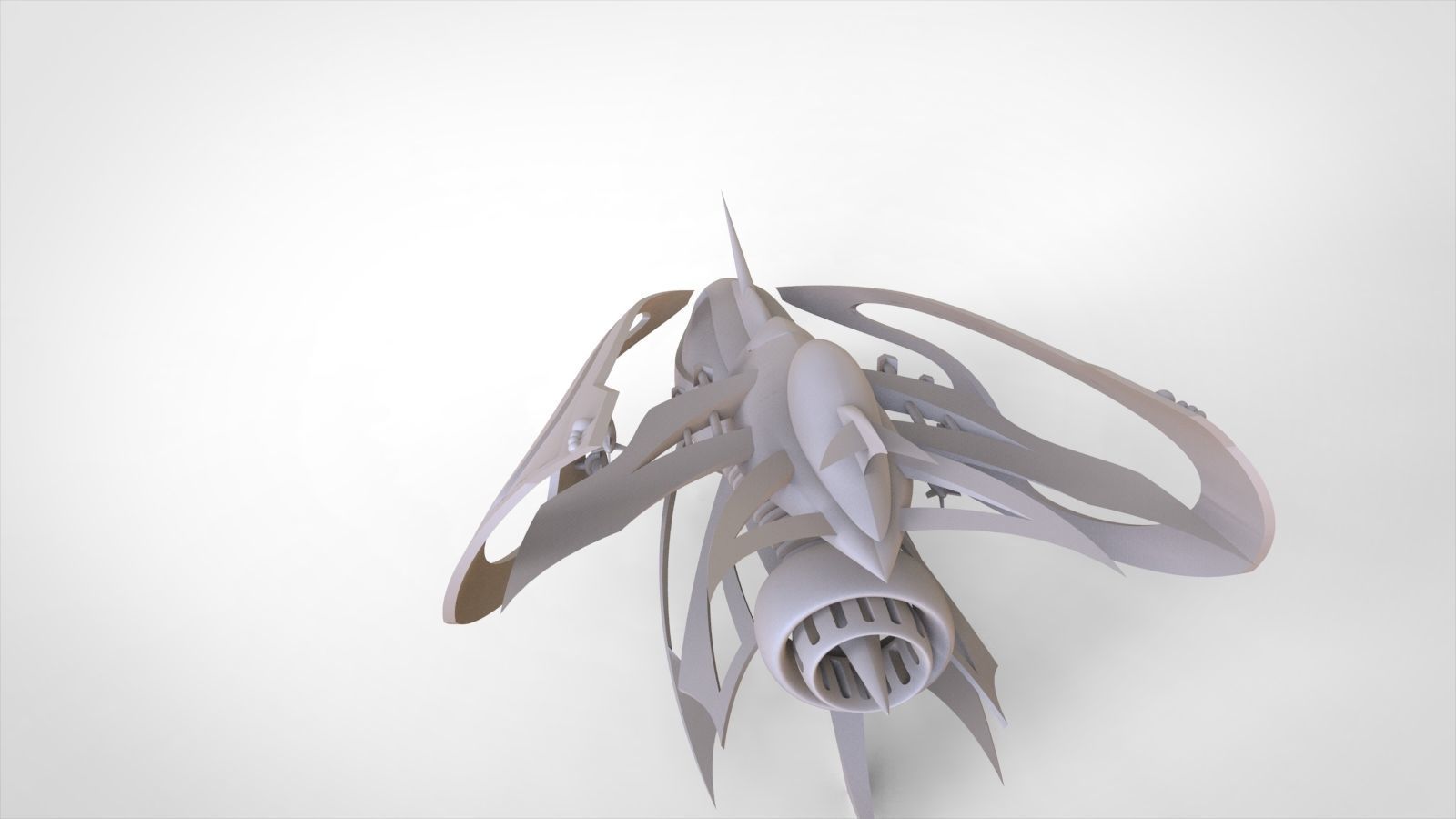 The future spacecraft 3D model_8