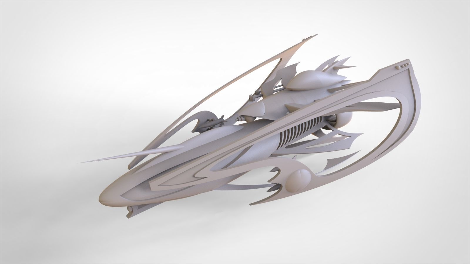 The future spacecraft 3D model_11
