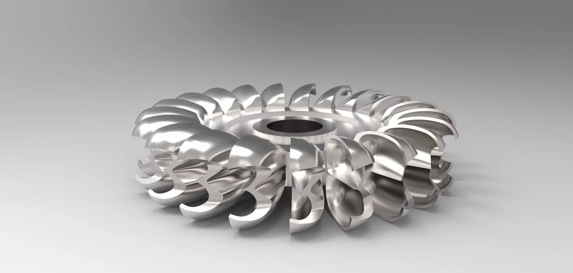 Pelton turbine Free 3D model