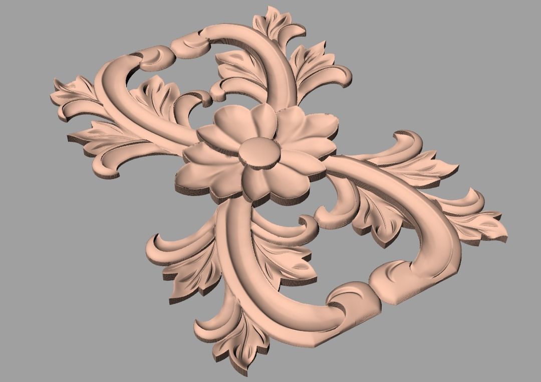 Woodworking CNC Router 3D Relief STL models used for artcam E437 3D model_1