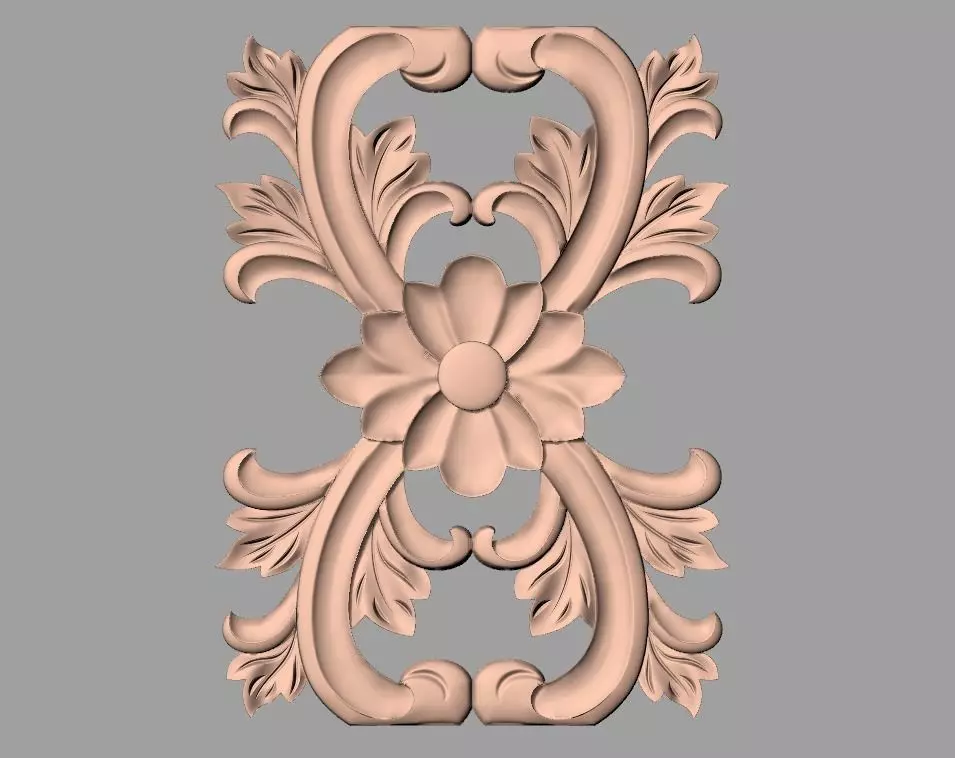 Woodworking CNC Router 3D Relief STL models used for artcam E437 3D model_0