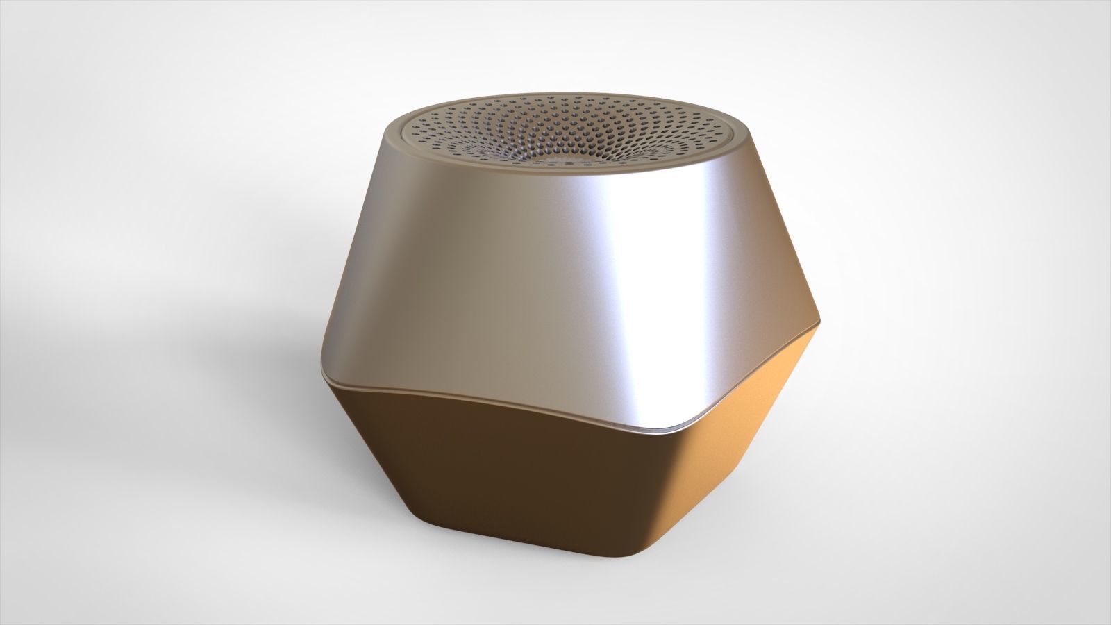 Smart speaker 3D model_8