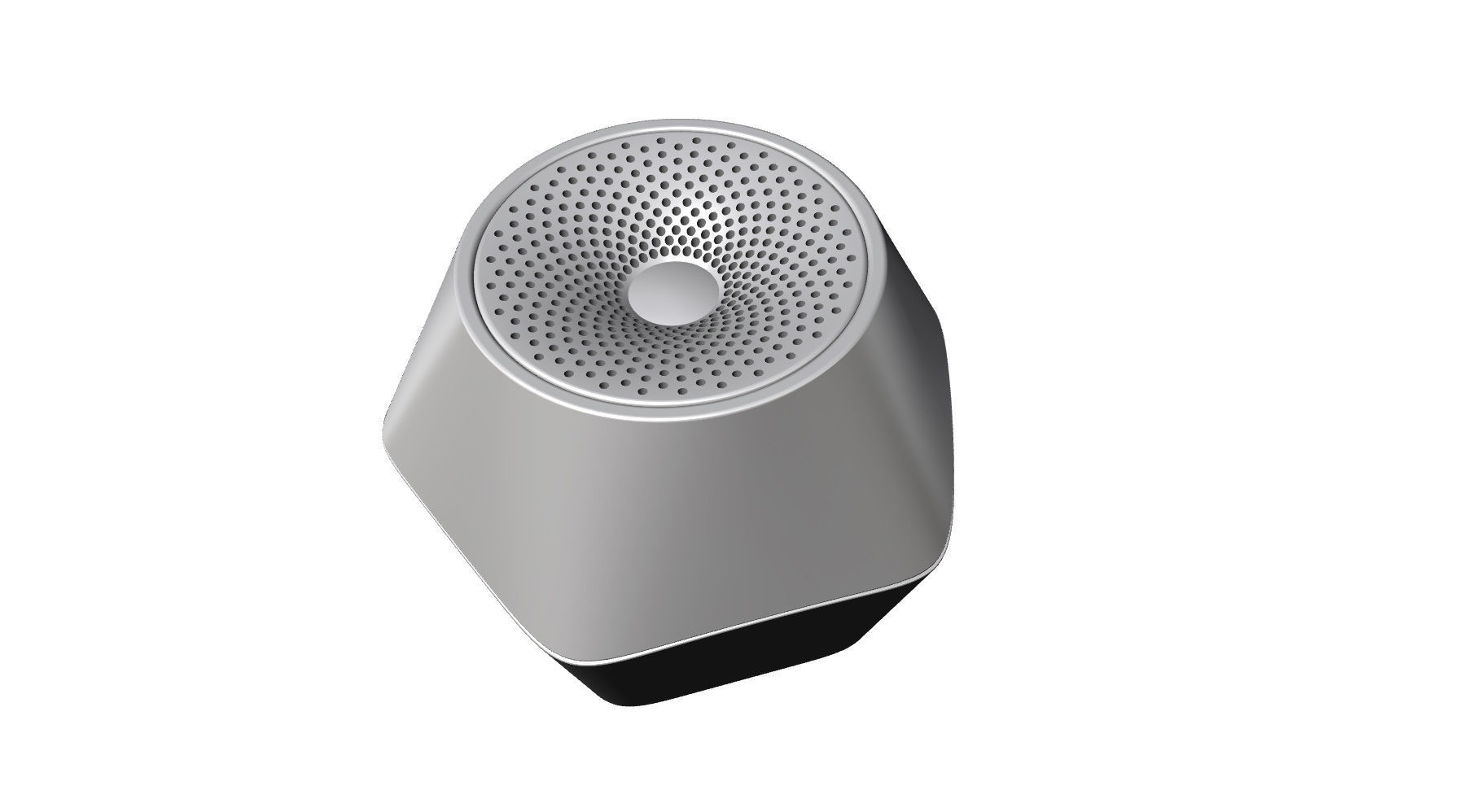 Smart speaker 3D model_1