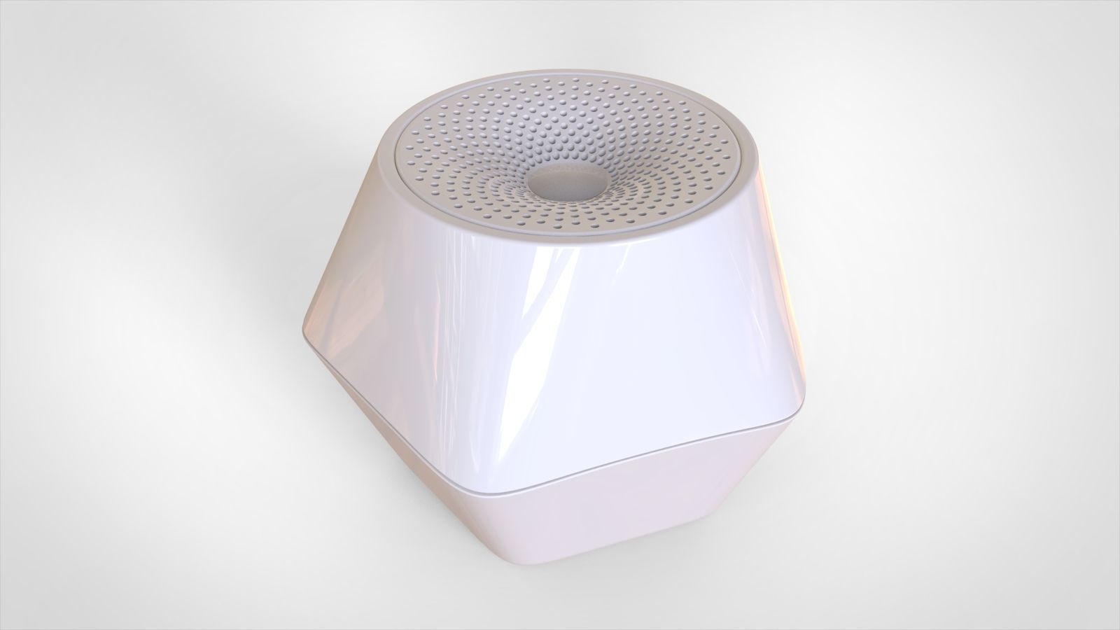 Smart speaker 3D model_3