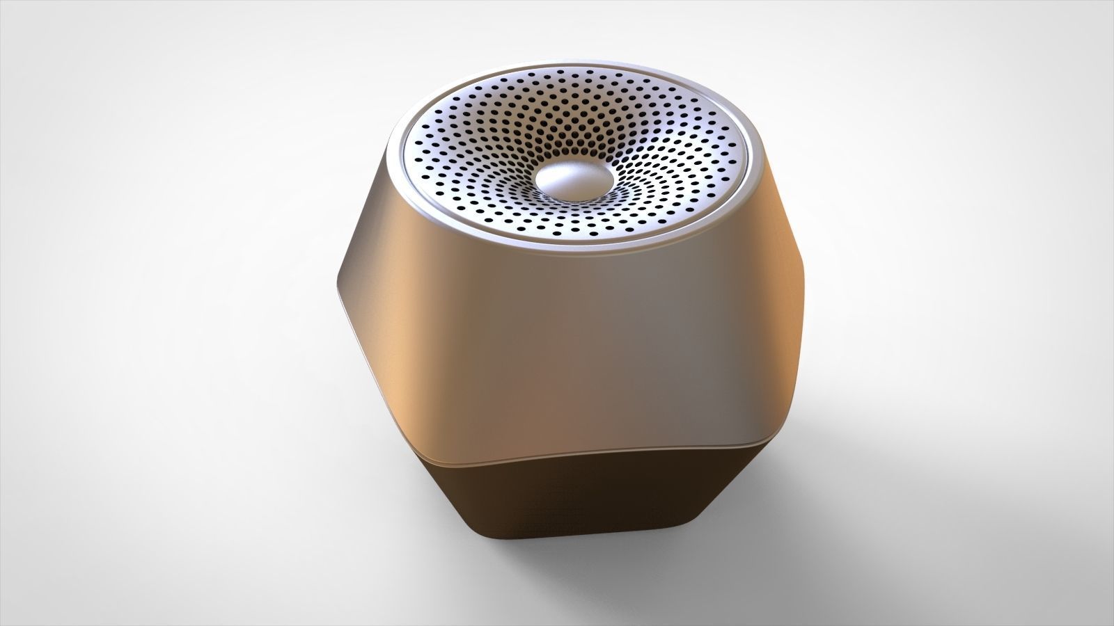 Smart speaker 3D model_6