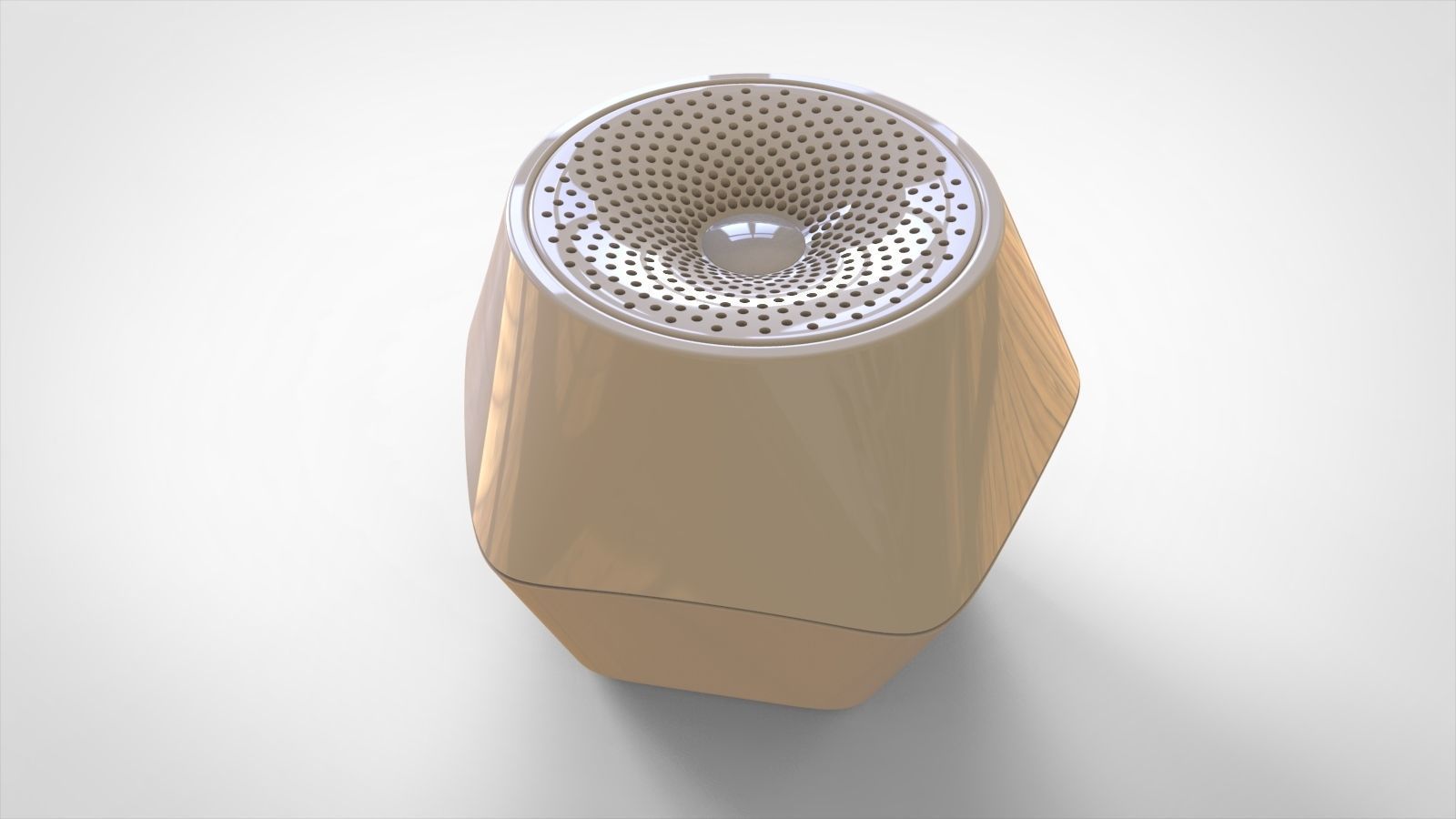 Smart speaker 3D model_5