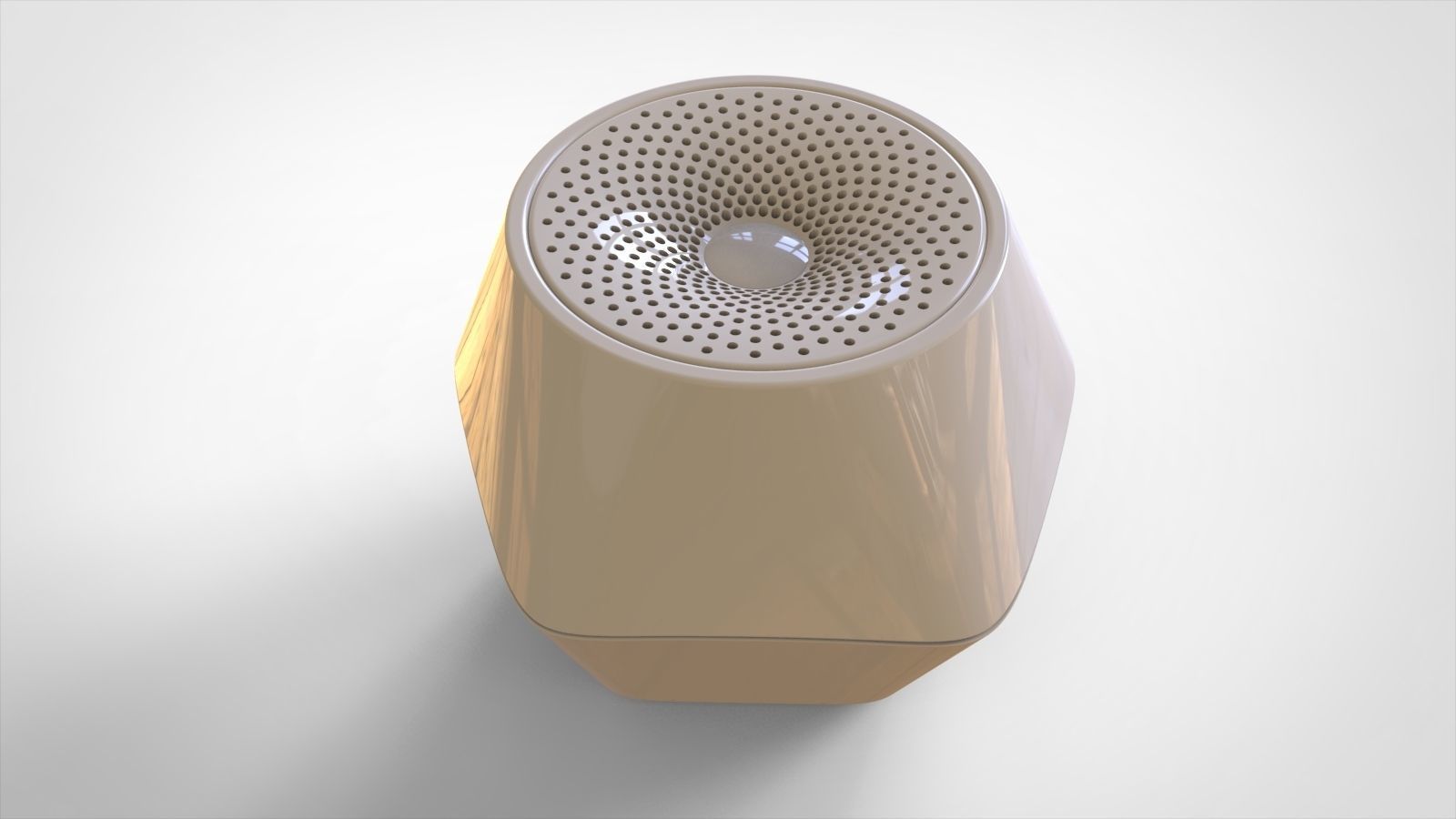 Smart speaker 3D model_4