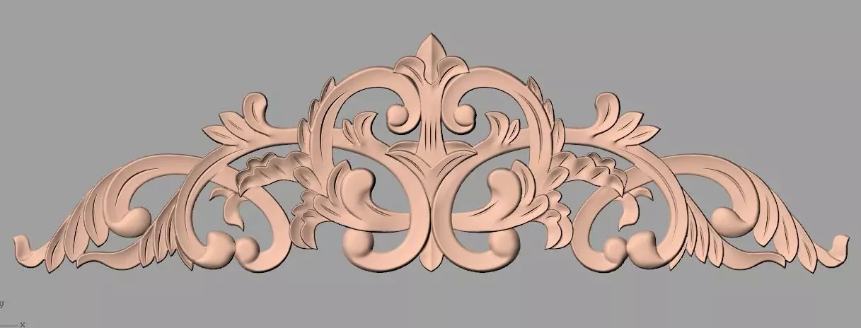 Woodworking CNC Router 3D Relief STL models used for artcam E436 3D model_0