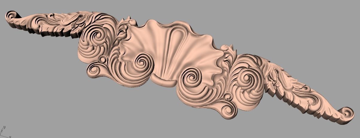 Woodworking CNC Router 3D Relief STL models used for artcam E433 3D model_1