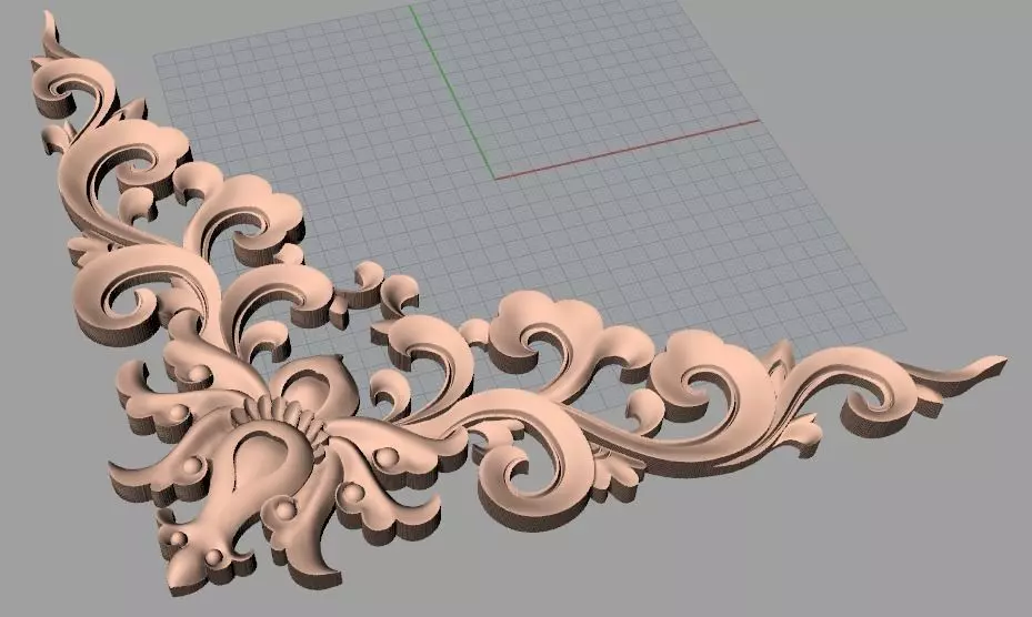 Woodworking CNC Router 3D Relief STL models used for artcam E431 3D model_0