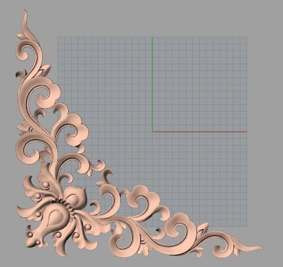 Woodworking CNC Router 3D Relief STL models used for artcam E431 3D model_1