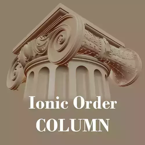 Ionic order - COLUMN 3D model
