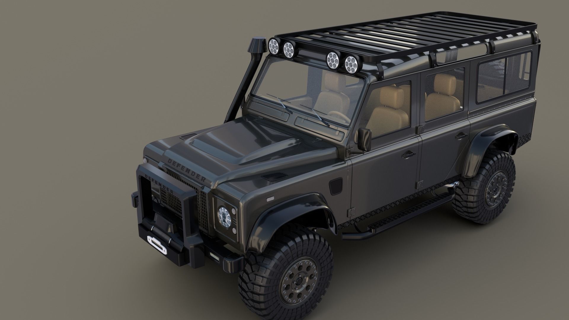 Land Rover Defender 110 Custom v1 3D model_11