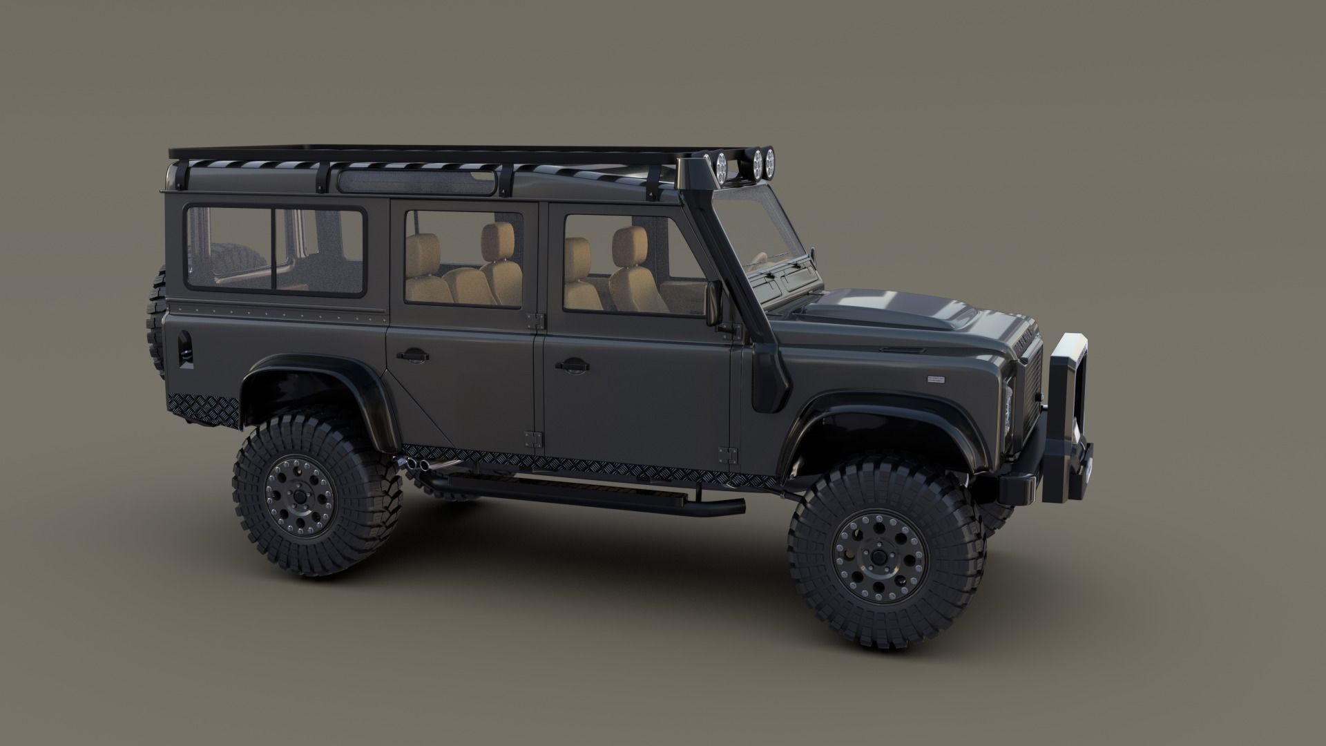 Land Rover Defender 110 Custom v1 3D model_3