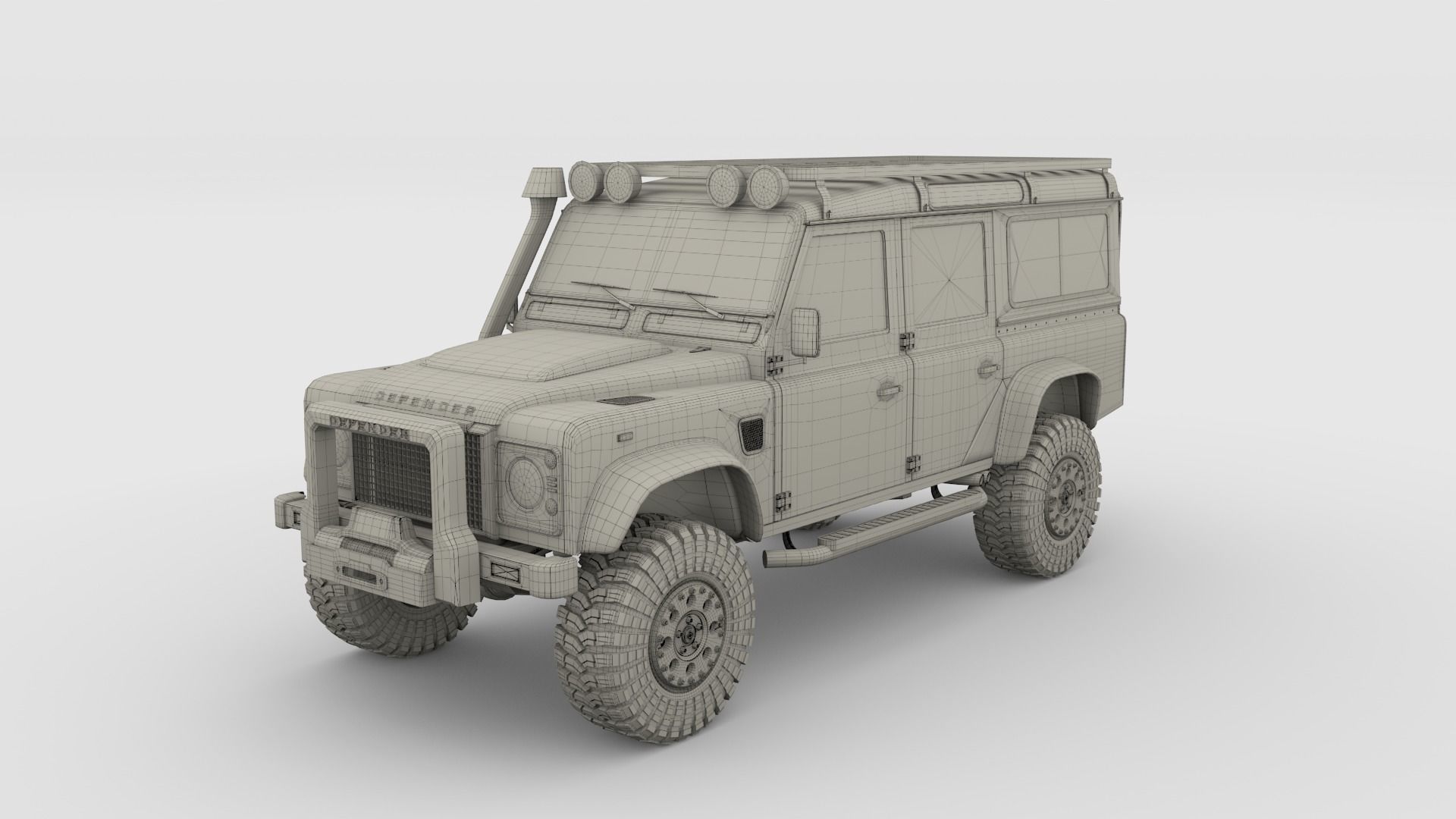 Land Rover Defender 110 Custom v1 3D model_23