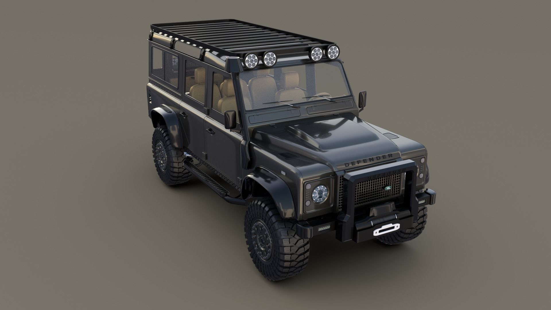 Land Rover Defender 110 Custom v1 3D model_18