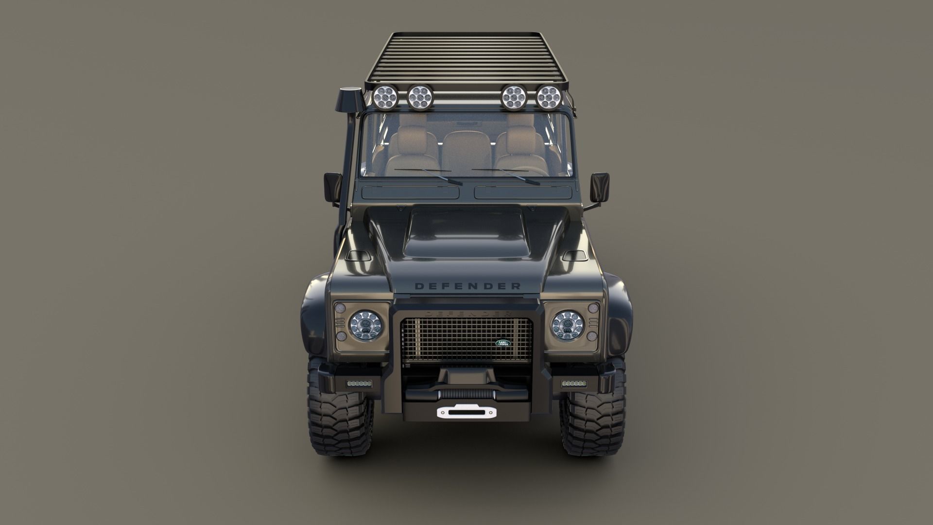 Land Rover Defender 110 Custom v1 3D model_13