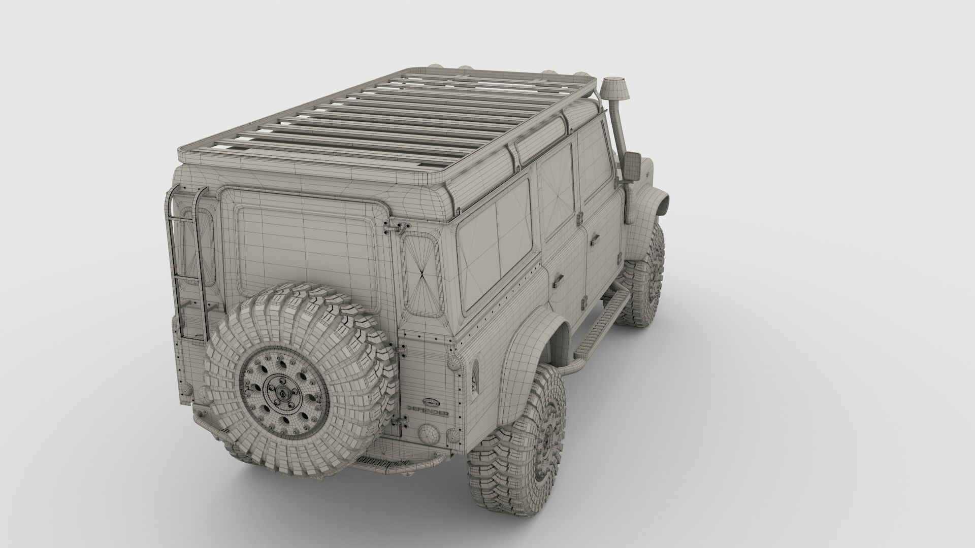 Land Rover Defender 110 Custom v1 3D model_33