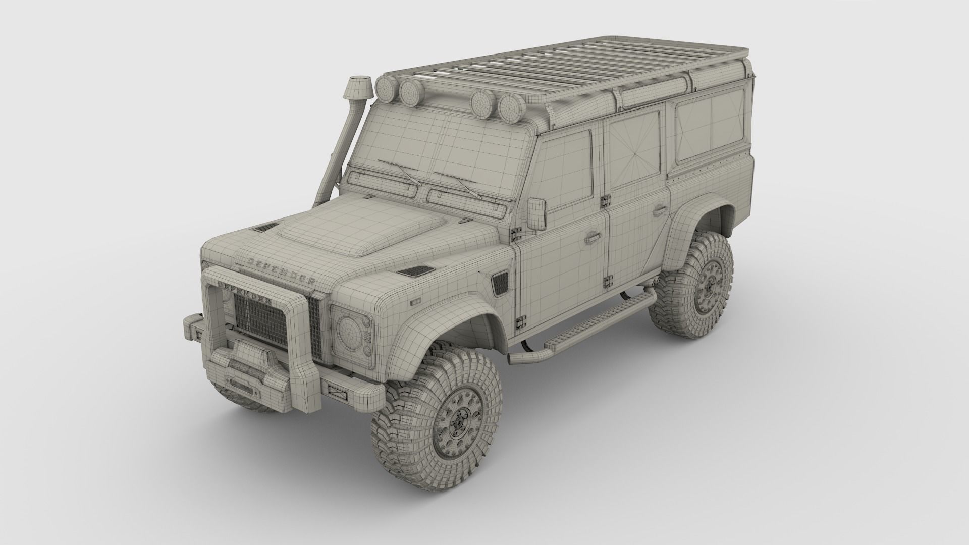 Land Rover Defender 110 Custom v1 3D model_28