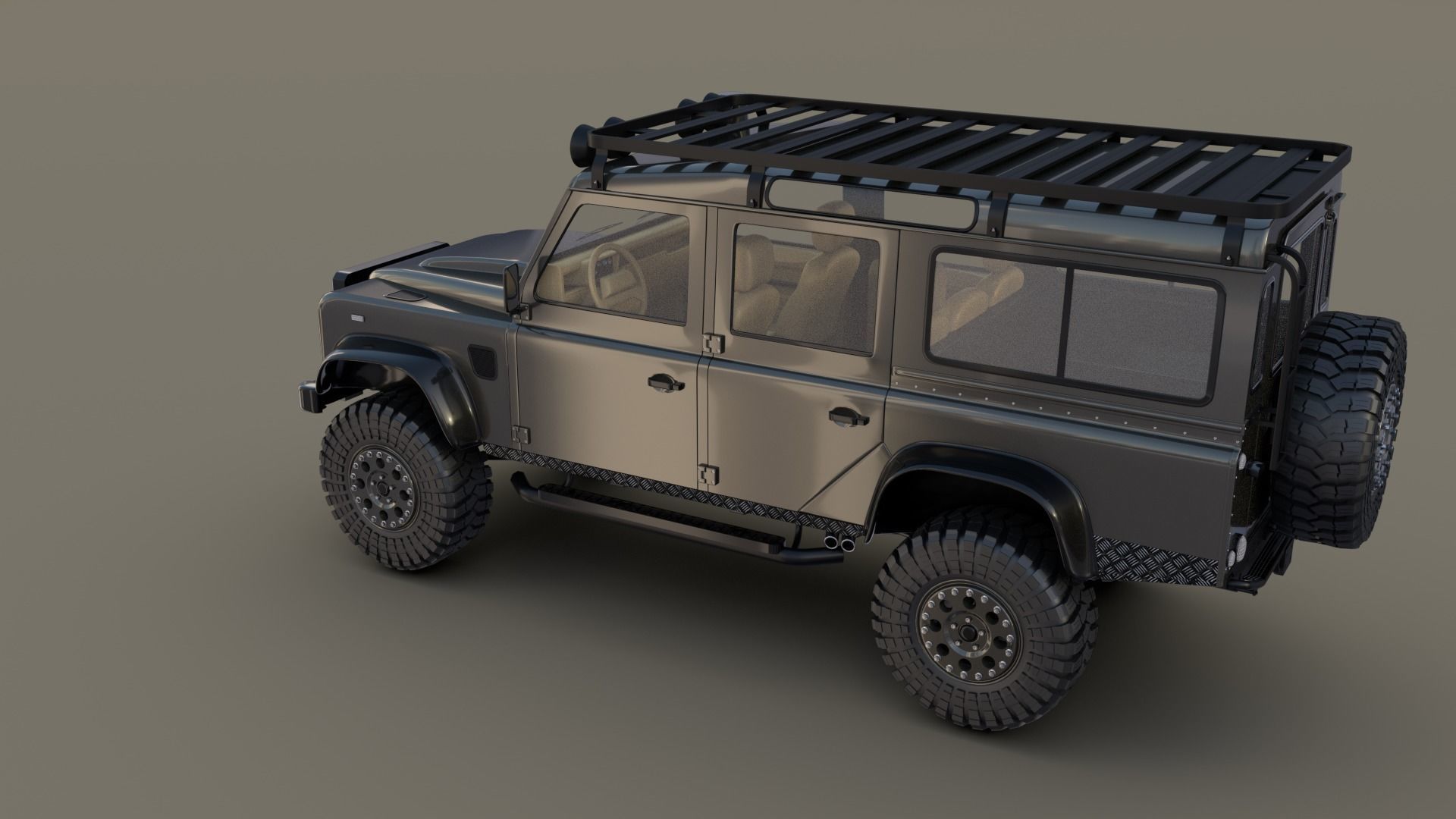 Land Rover Defender 110 Custom v1 3D model_6