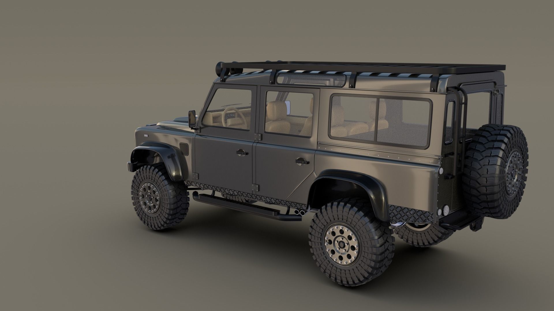 Land Rover Defender 110 Custom v1 3D model_38