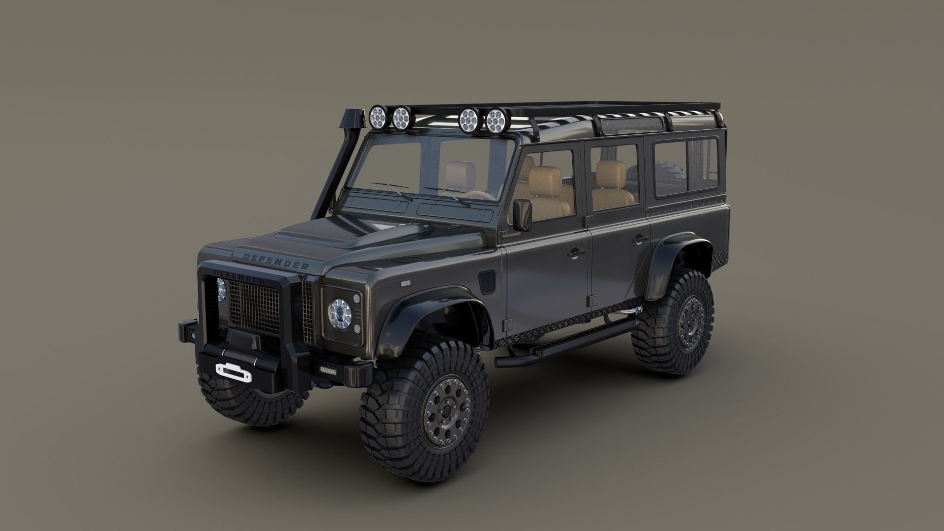 Land Rover Defender 110 Custom v1 3D model_36