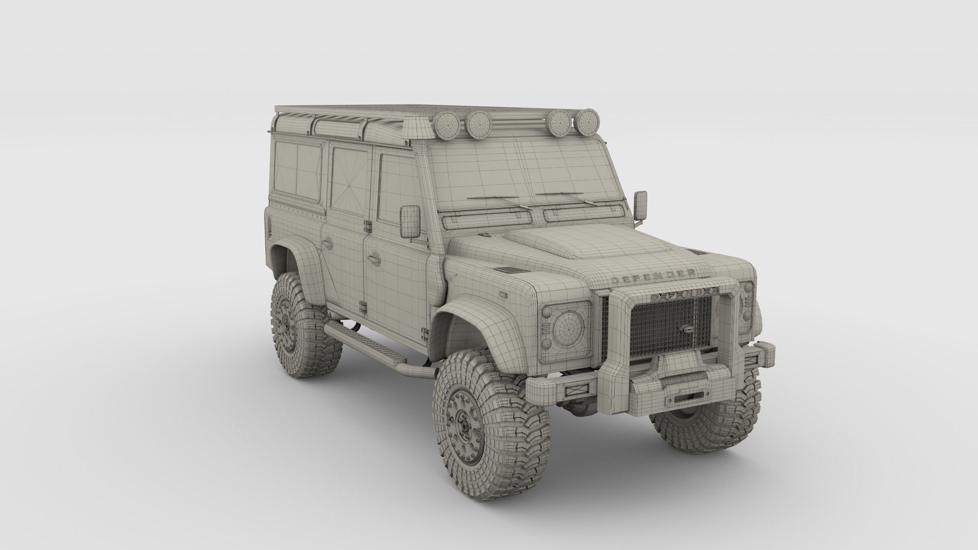 Land Rover Defender 110 Custom v1 3D model_31