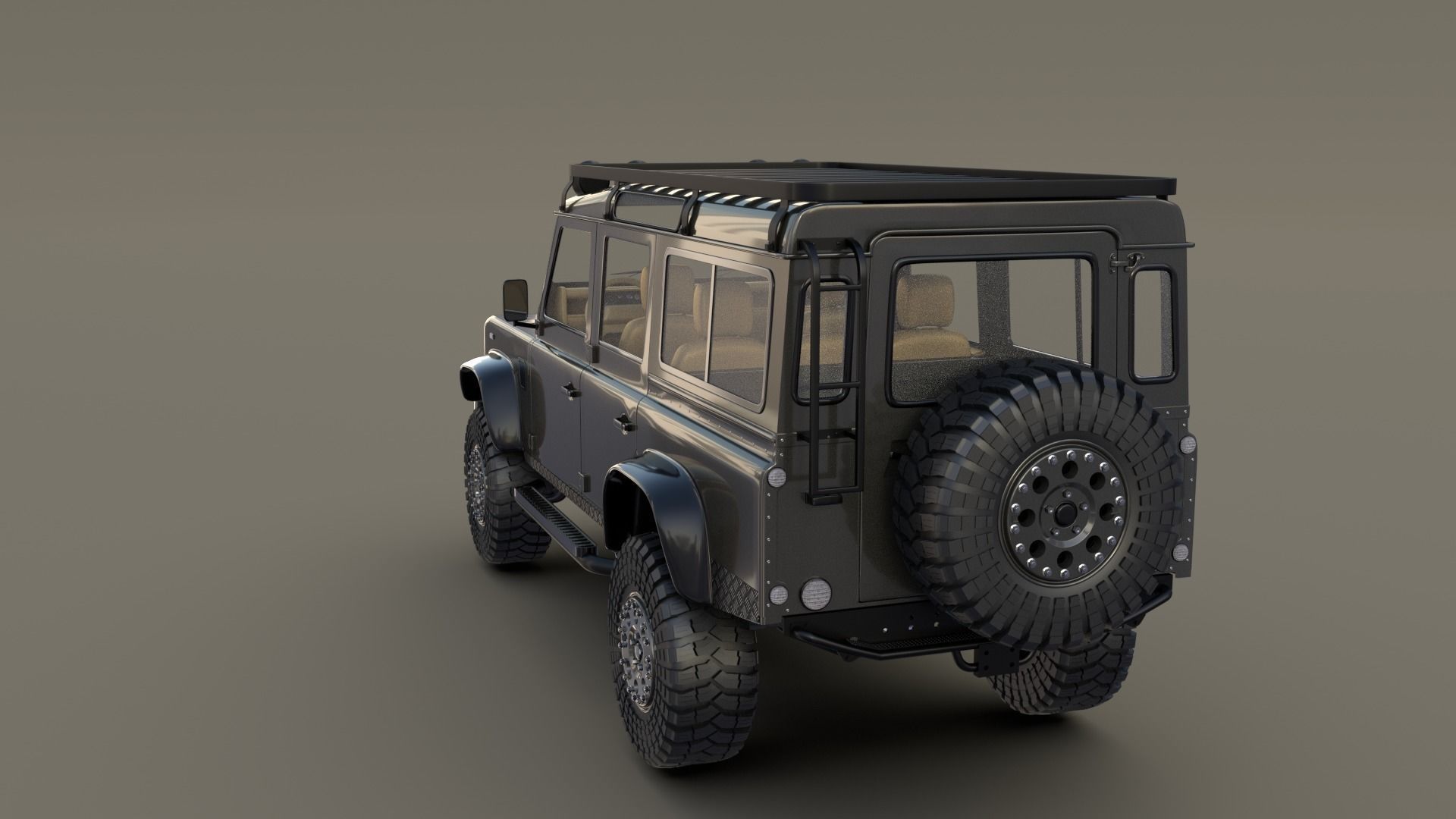 Land Rover Defender 110 Custom v1 3D model_8