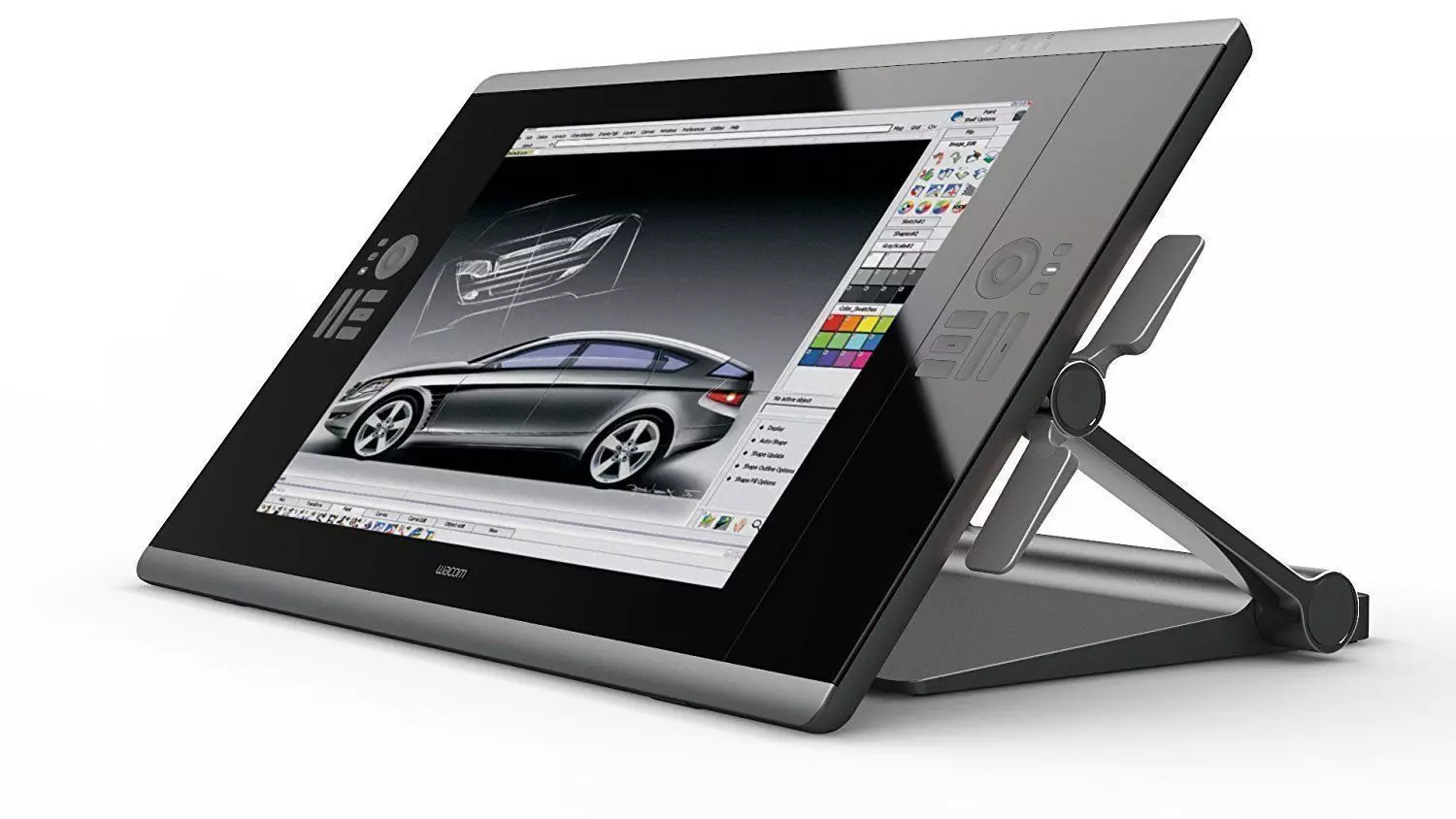 Wacom cintiq Low-poly 3D model_0