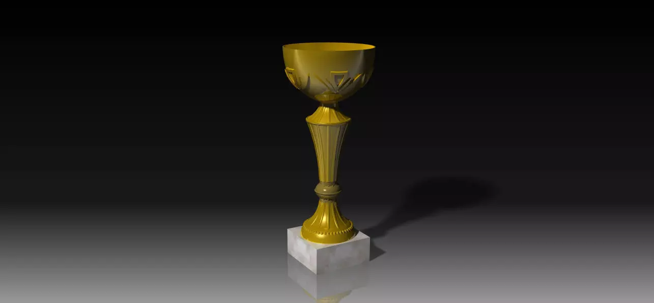 The winning trophy Free 3D model_0