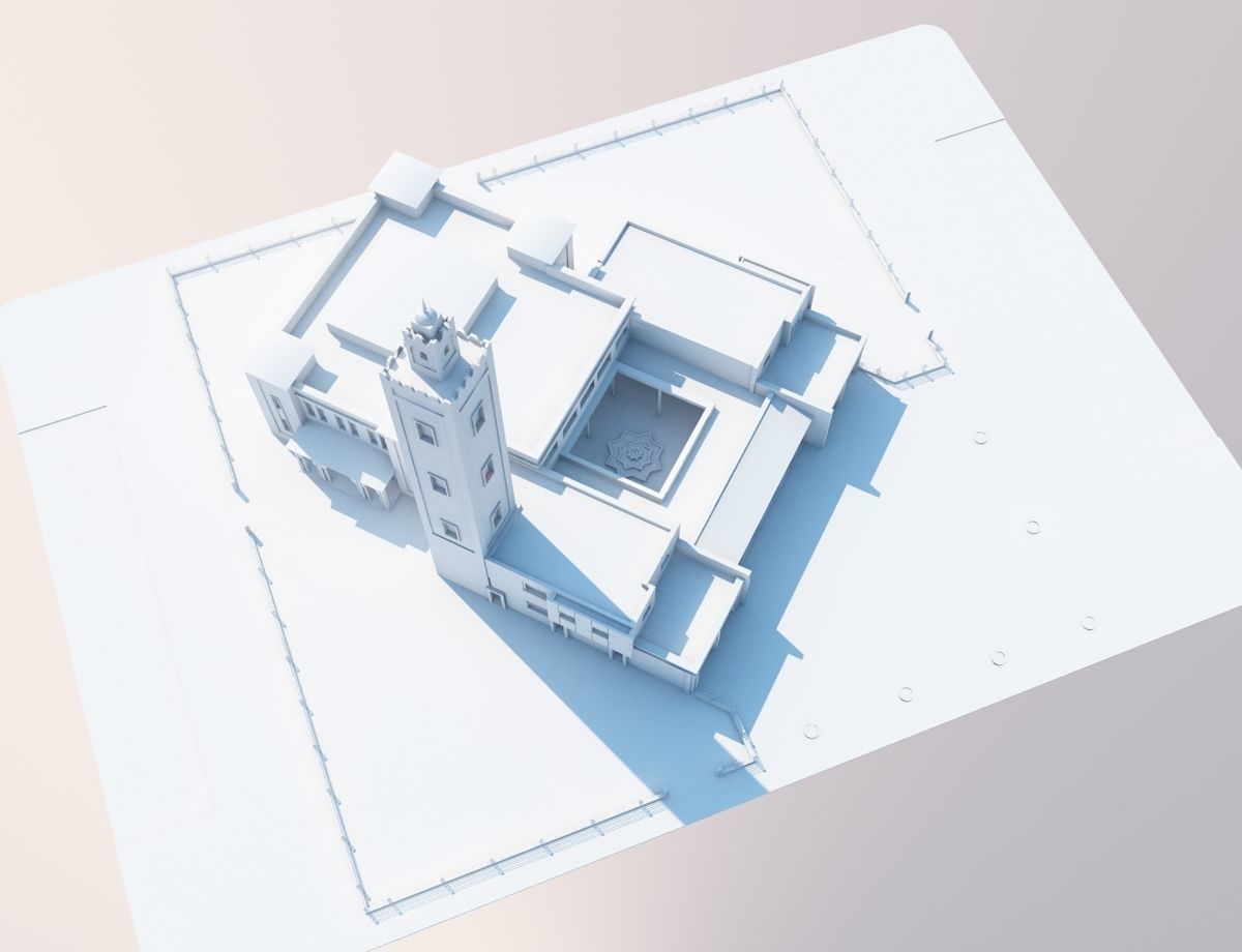 Moroccan Mosque 3D model_11
