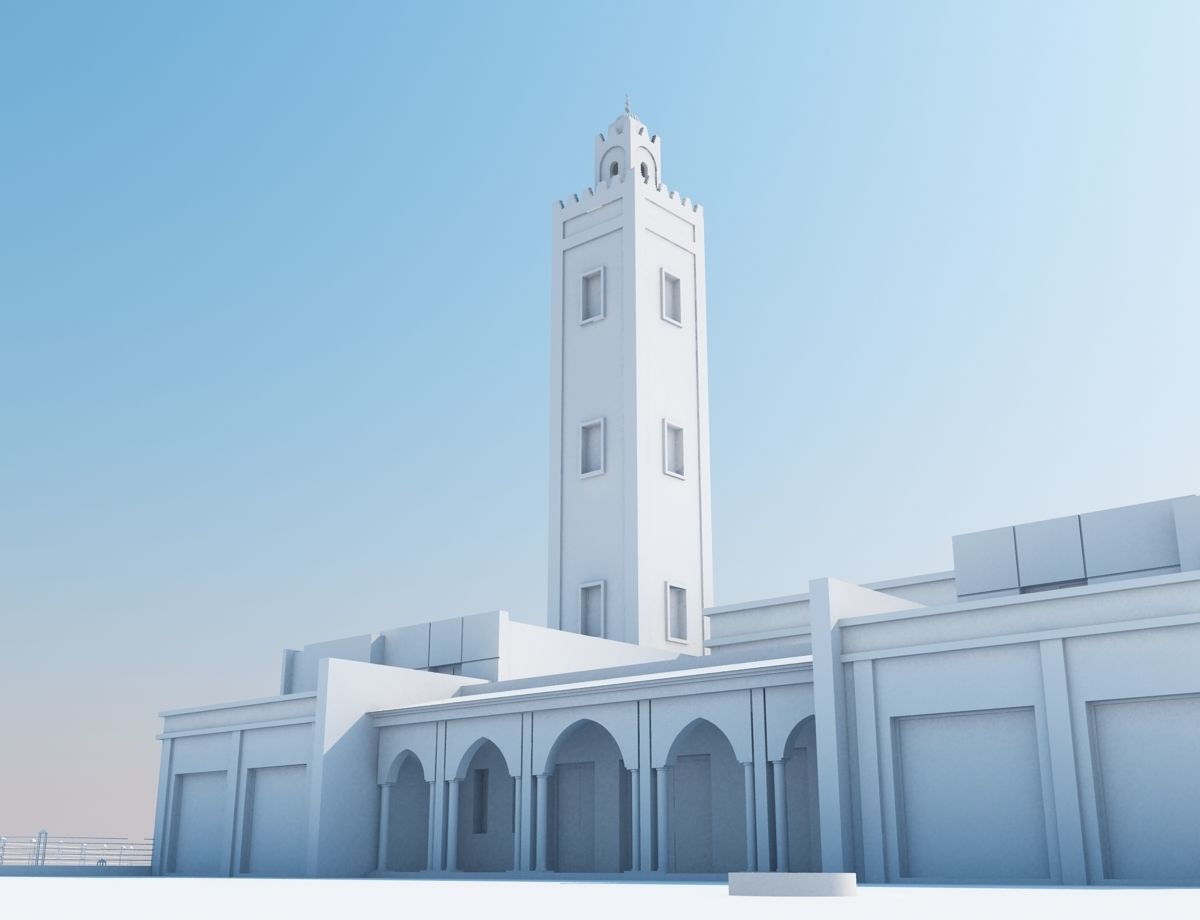 Moroccan Mosque 3D model_10