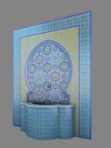 Traditional Moroccan Fountain  3D model