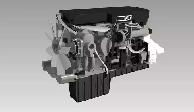 DD13 diesel engine