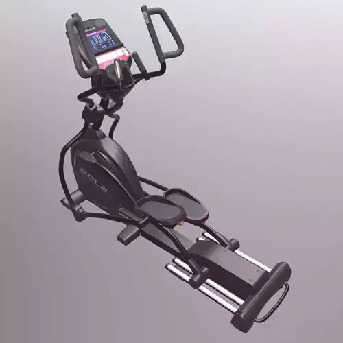 Exercise bike Low-poly 3D model