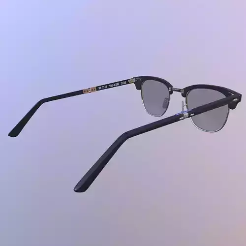 Sunglasses pair of Low-poly 3D model