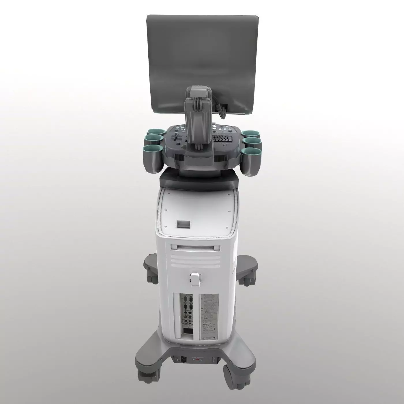 Ultrasound system Siemens-x300pe Low-poly 3D model_0